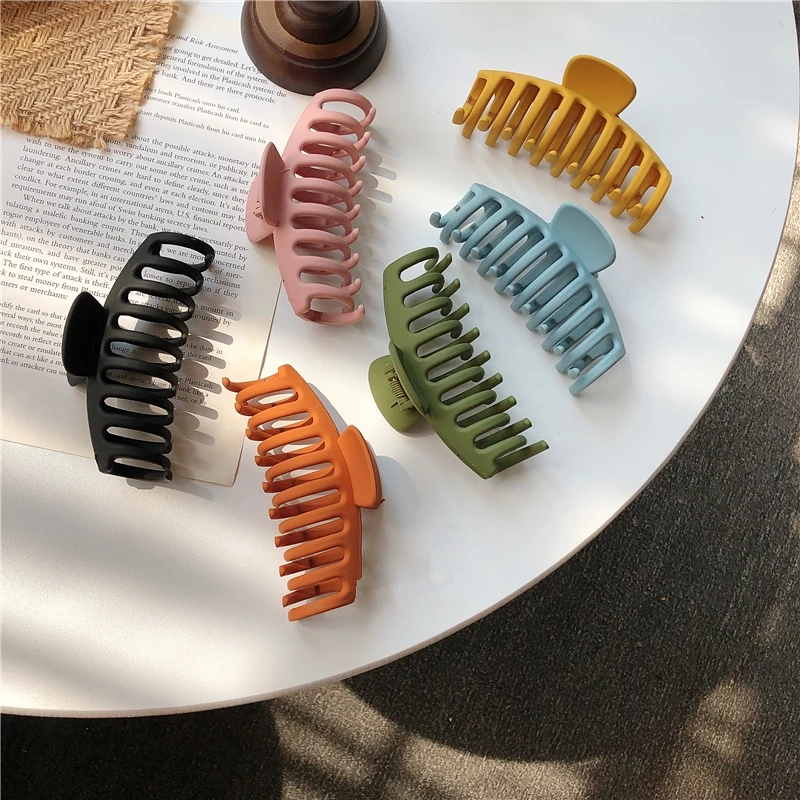 Women's Colorful Acrylic Claw Hair Clip