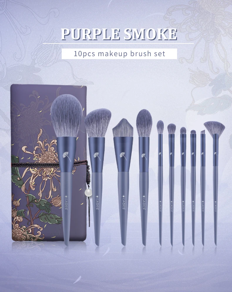 Makeup Brushes 10 Pcs Set