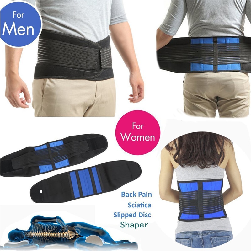 Adjustable Neoprene Double Pull Back Support Belt Plus Size