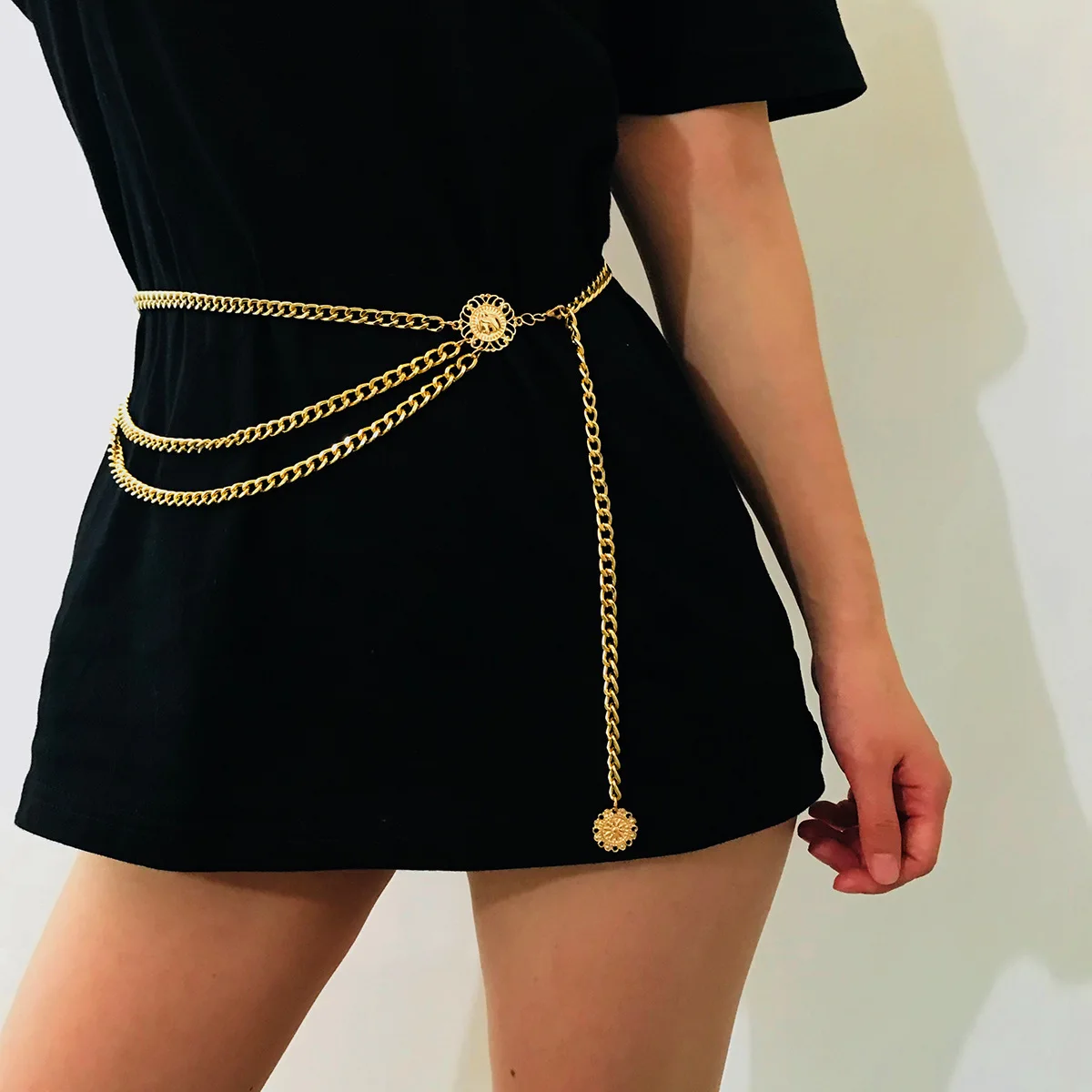 Stylish Metal Chain Belt