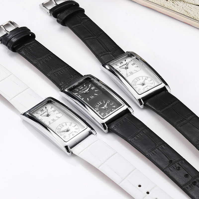 Women's Rectangular Dial Elegant Watches