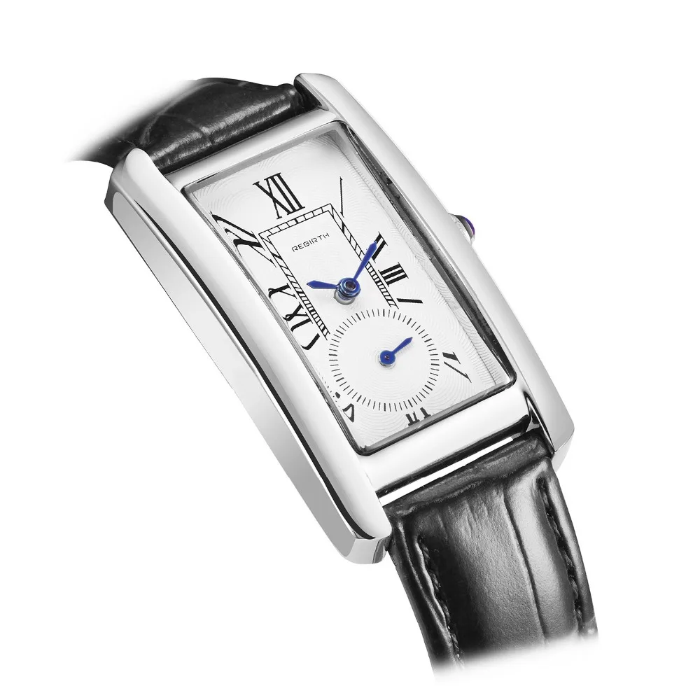 Women's Rectangular Dial Elegant Watches