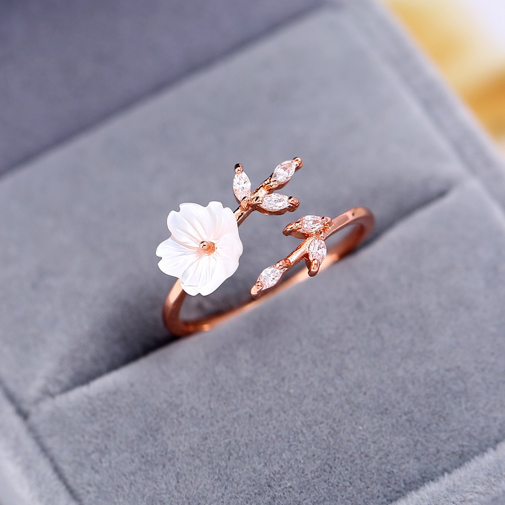 Flower Shaped Ring for Girls