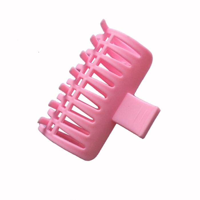 Pastel Pink Electric Hair Rollers 10 Pcs Set