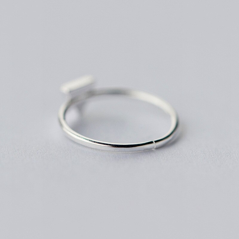 925 Sterling Silver Triangle Ring