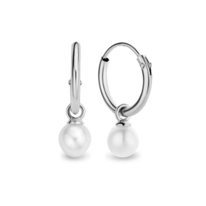 Glossy Round Hoop Earrings for Women