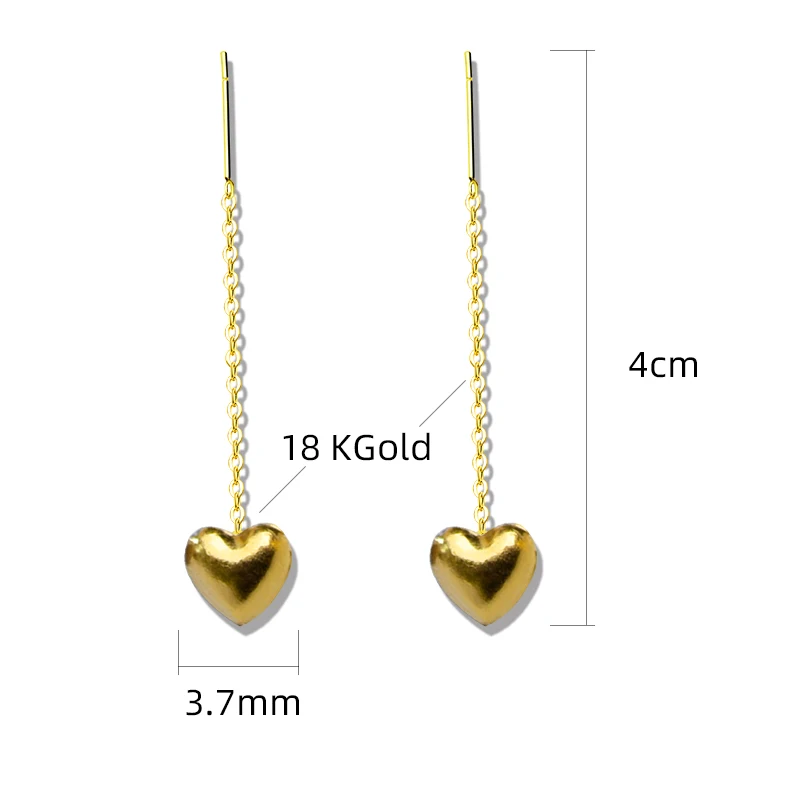 Women's Cute Hearts Drop Earrings