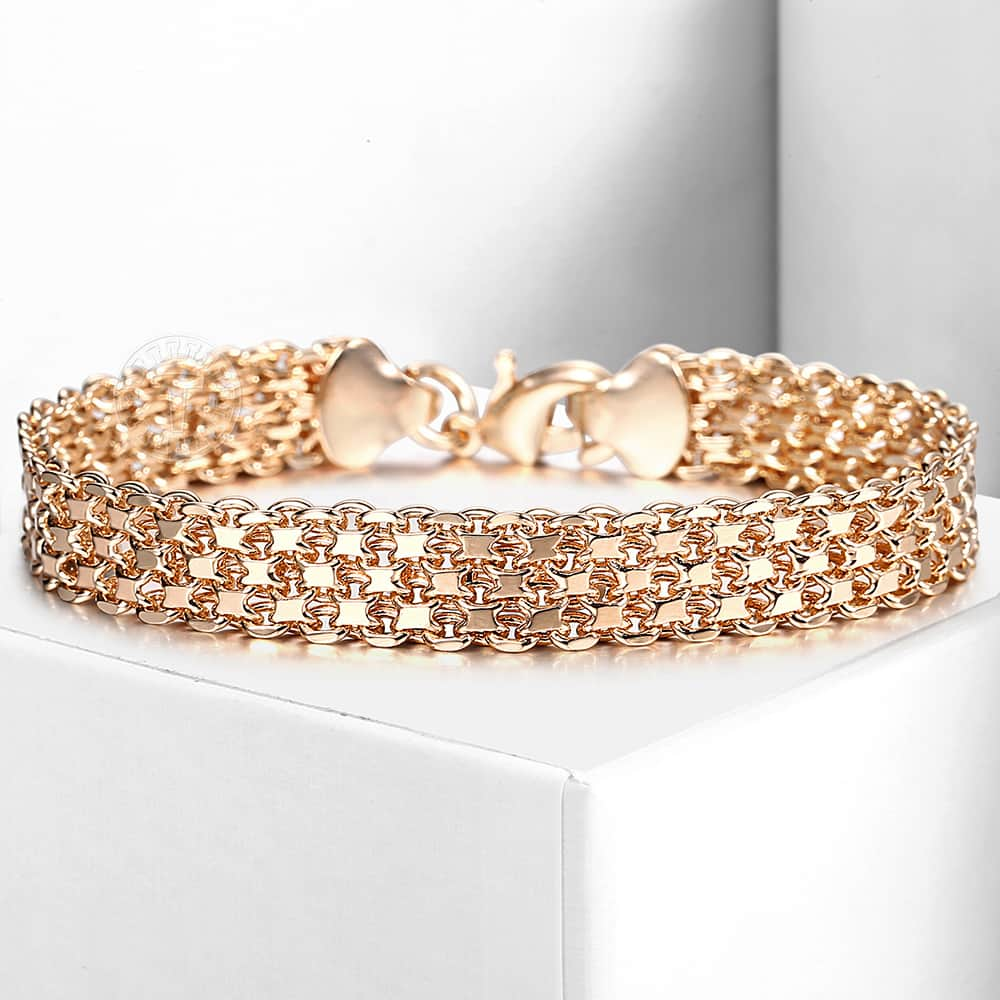 Women's Wide Chain Bracelet