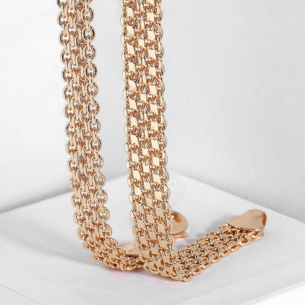 Women's Wide Chain Bracelet