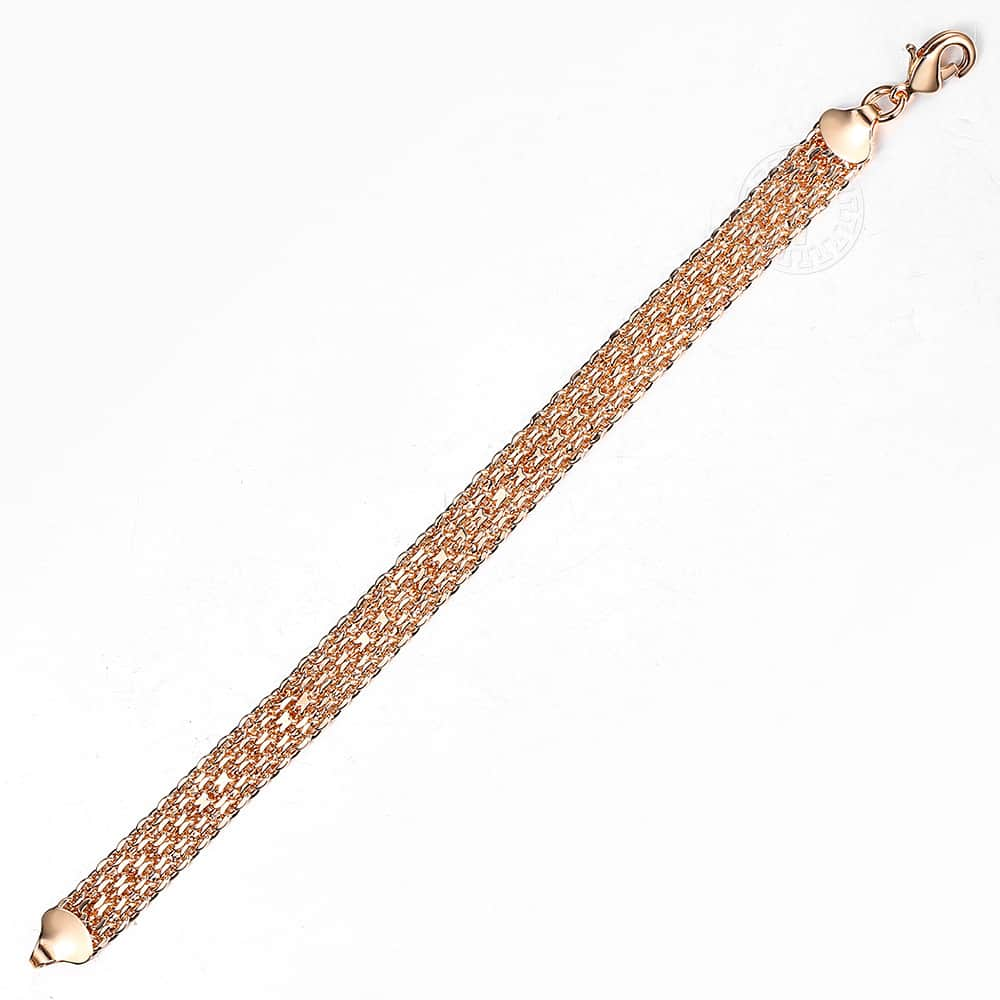 Women's Wide Chain Bracelet