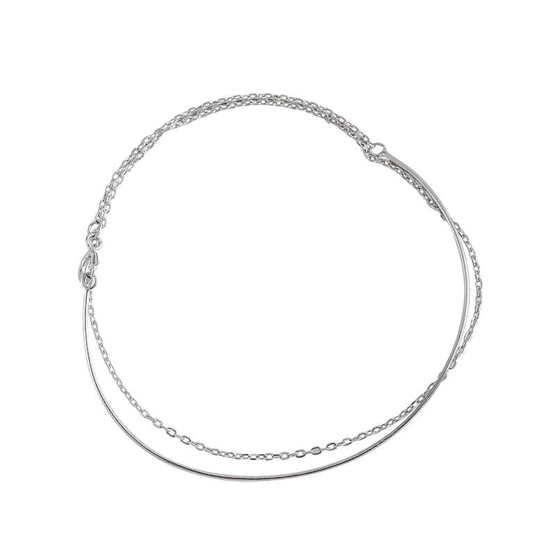 925 Sterling Silver Chain Wrap Bracelet