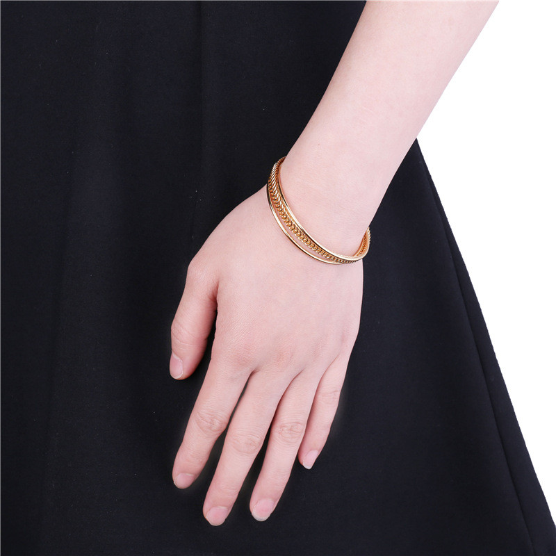 Women's Multilayer Chain Cuff Bracelet