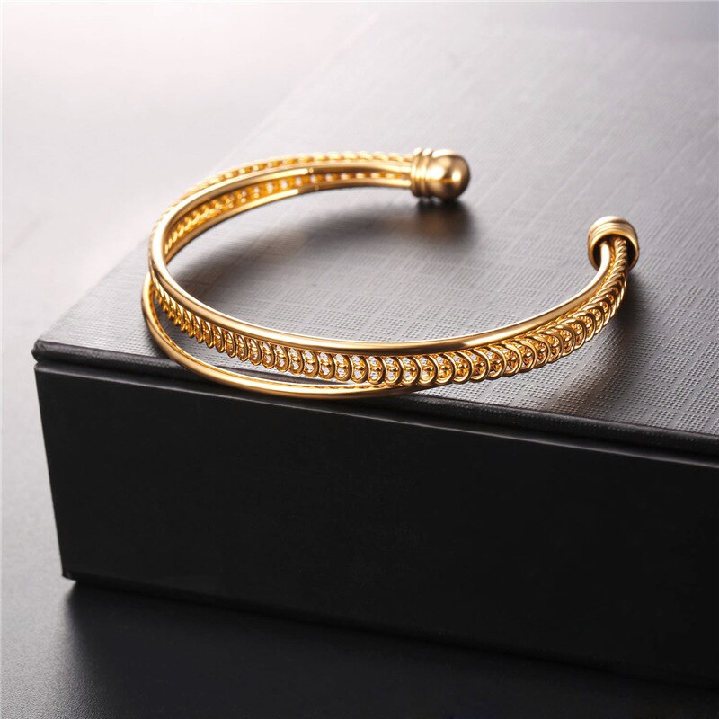 Women's Multilayer Chain Cuff Bracelet