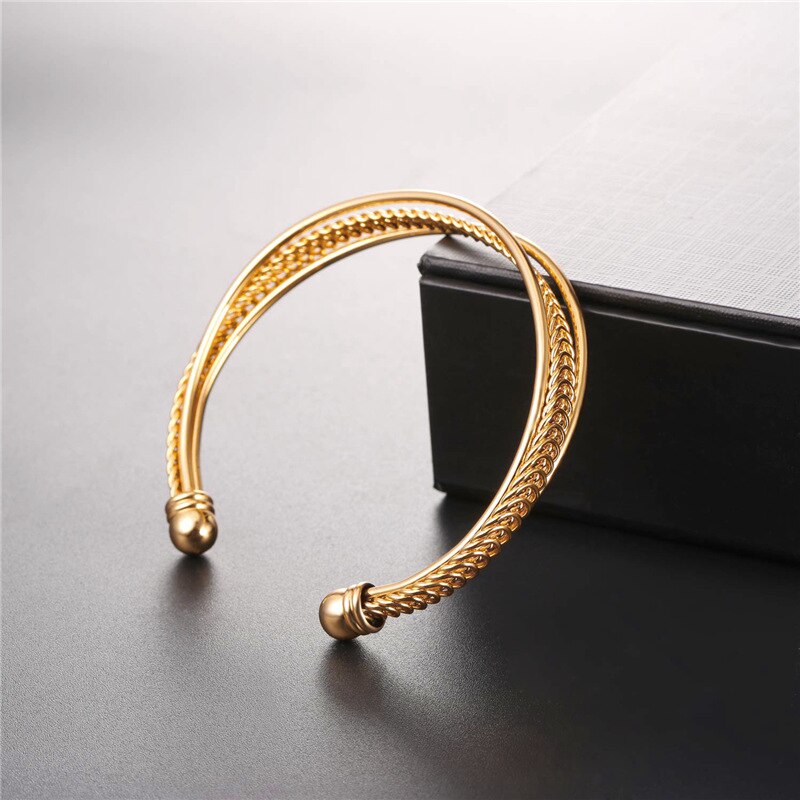 Women's Multilayer Chain Cuff Bracelet