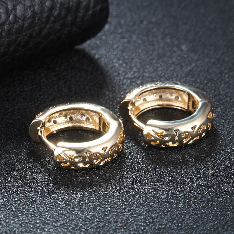 Round Clip Earrings for Women