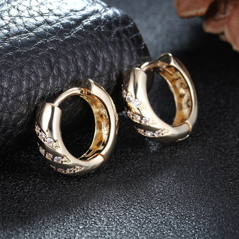 Round Clip Earrings for Women