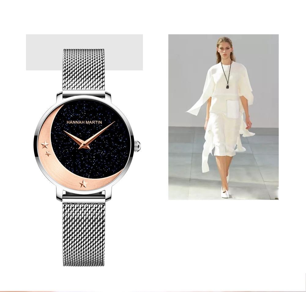 Women's Stars and Moon Quartz Watches