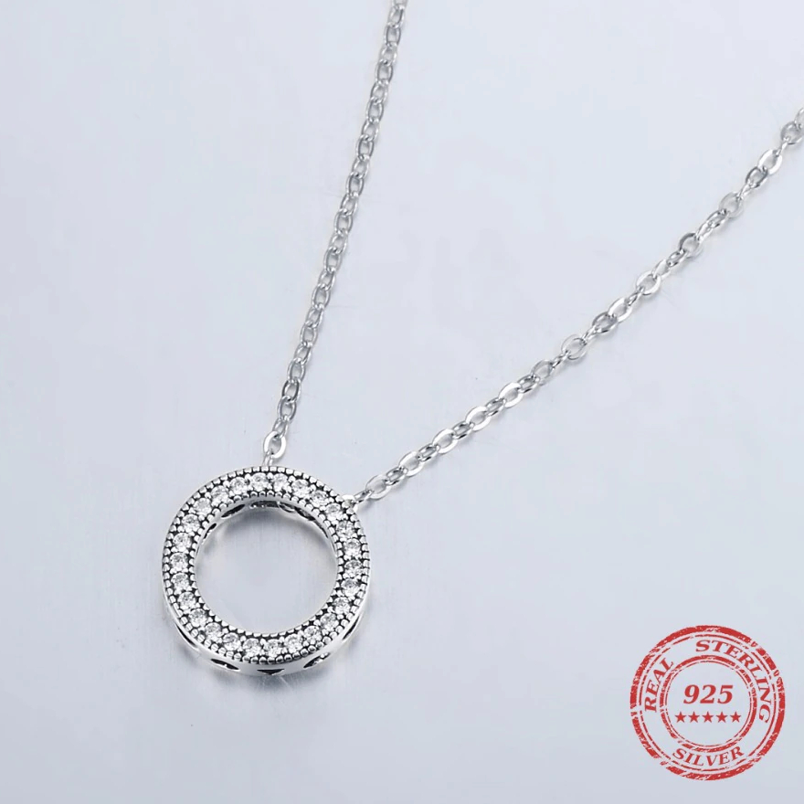 Romantic Real 925 Sterling Silver Necklace