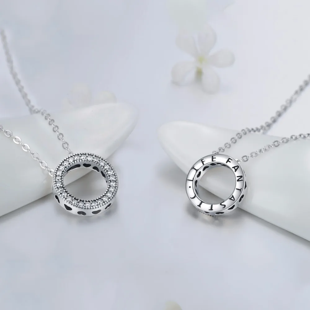 Romantic Real 925 Sterling Silver Necklace