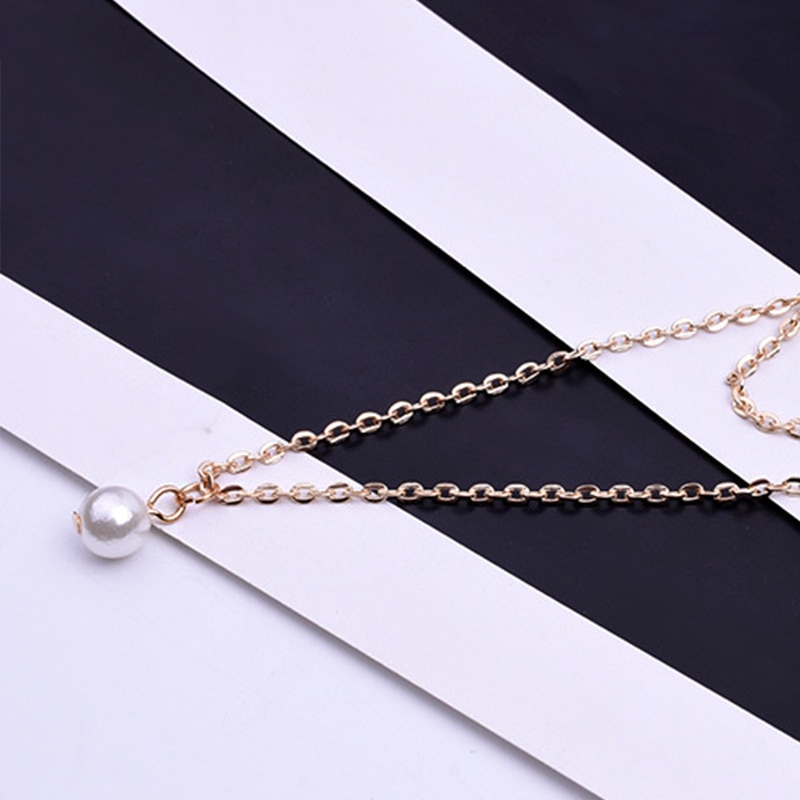 Simple Styled Double Layer Necklace