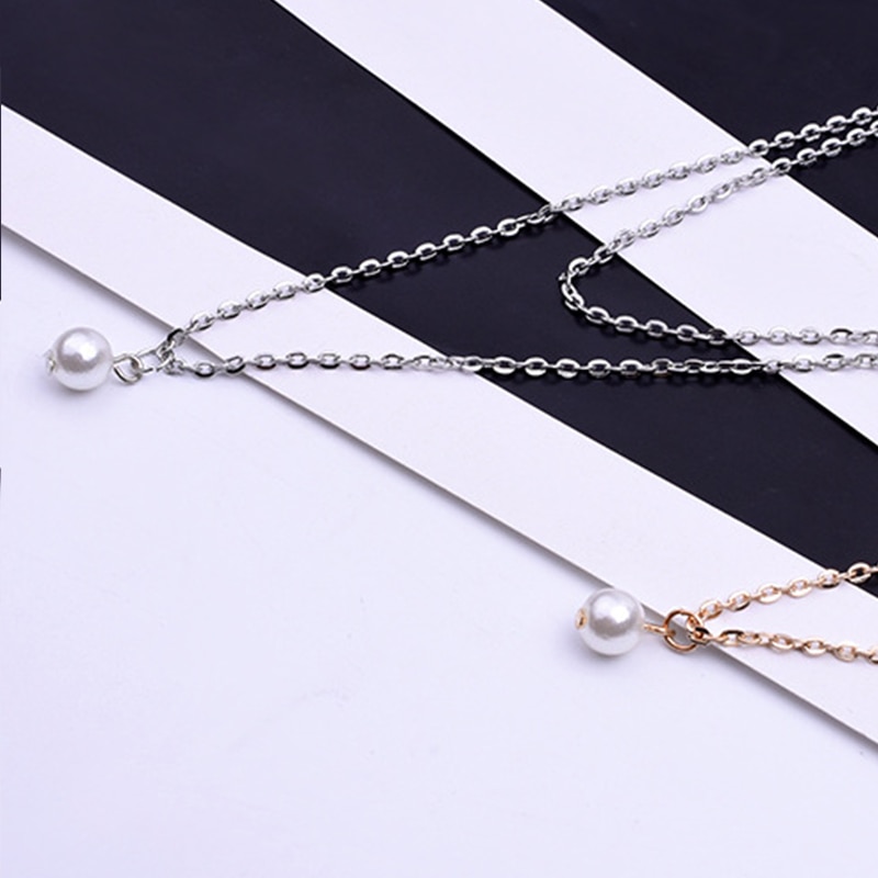 Simple Styled Double Layer Necklace