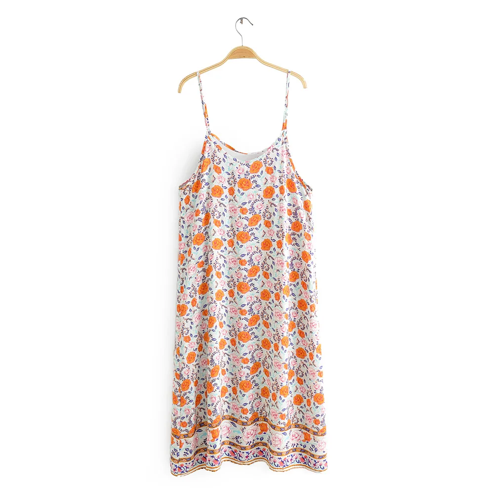 Sleeveless Women's Dress in Print