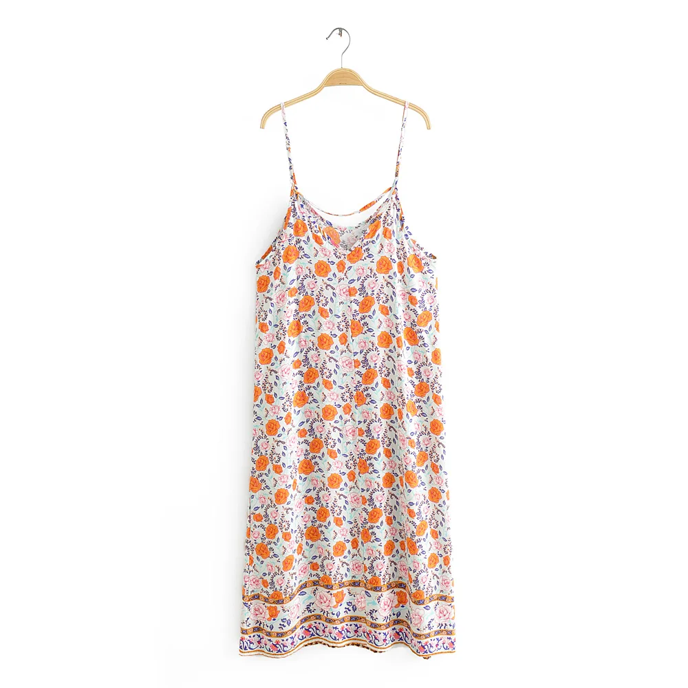 Sleeveless Women's Dress in Print