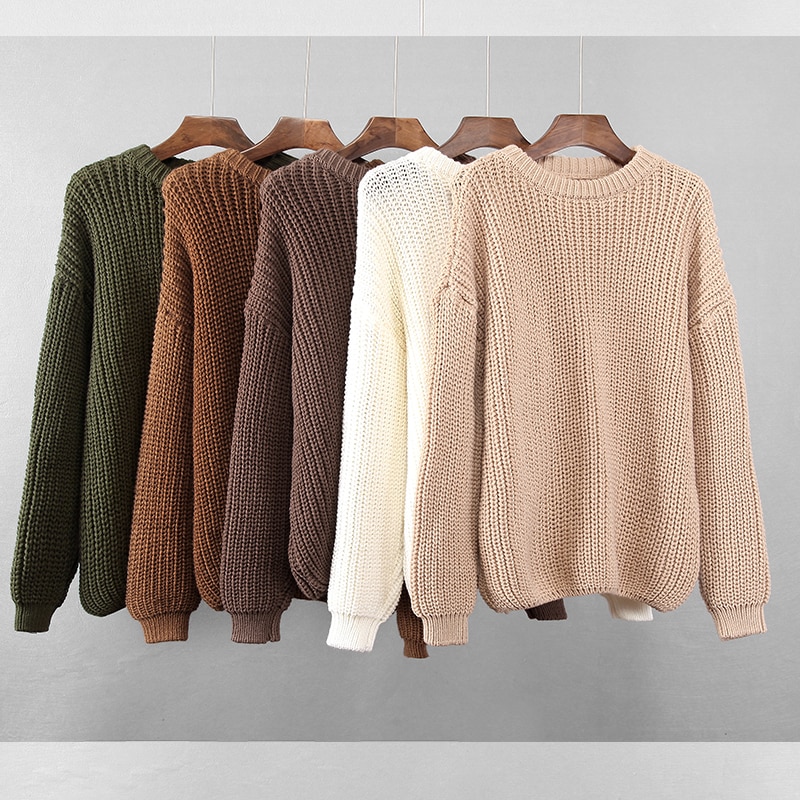 Women's Knitted Loose Style Sweater