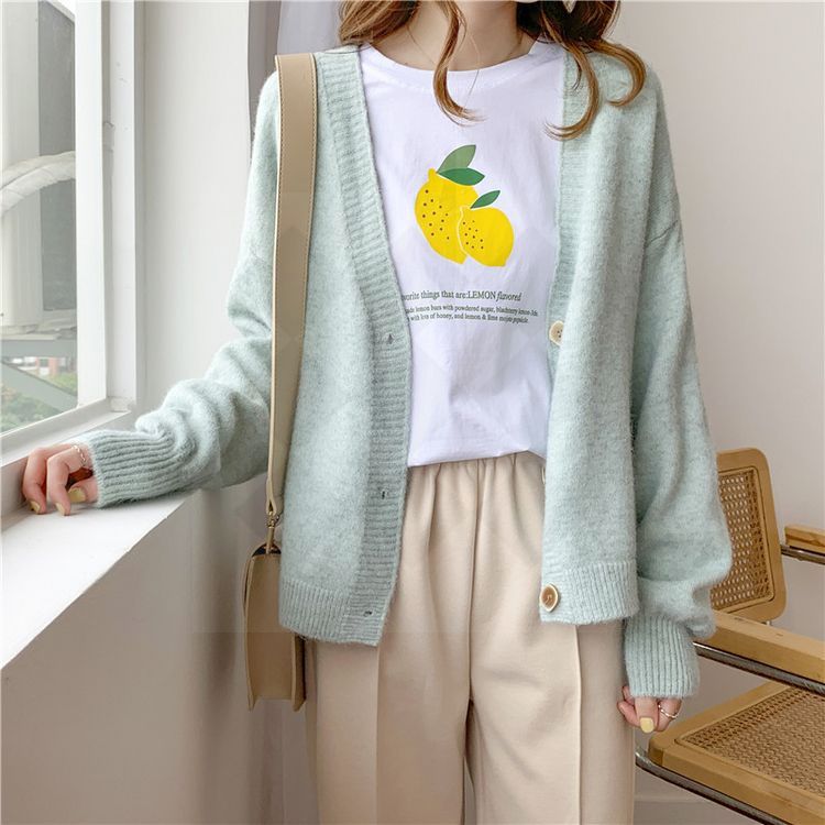 Women's Pastel Color Cardigan