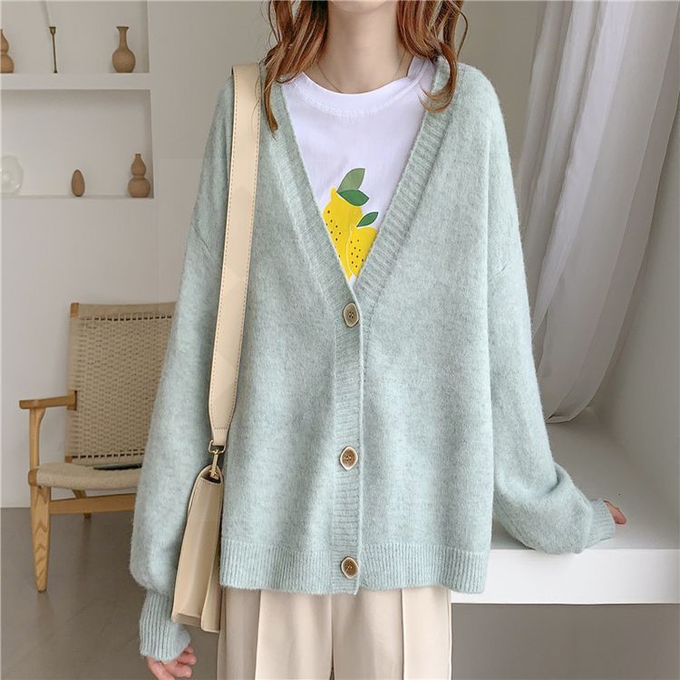 Women's Pastel Color Cardigan