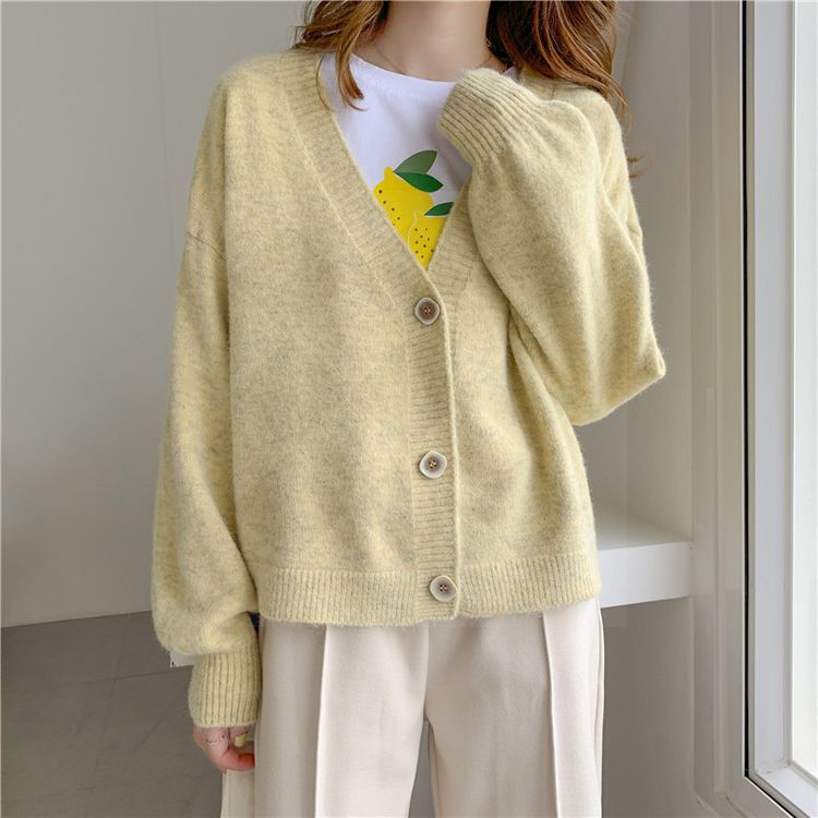 Women's Pastel Color Cardigan