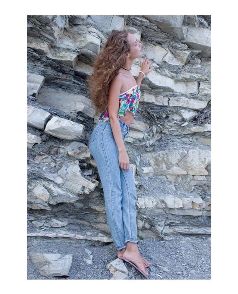 Women's Vintage High Waist Jeans