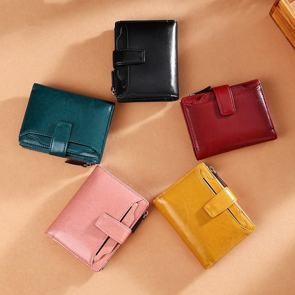 Women's Oil Wax Leather Wallet