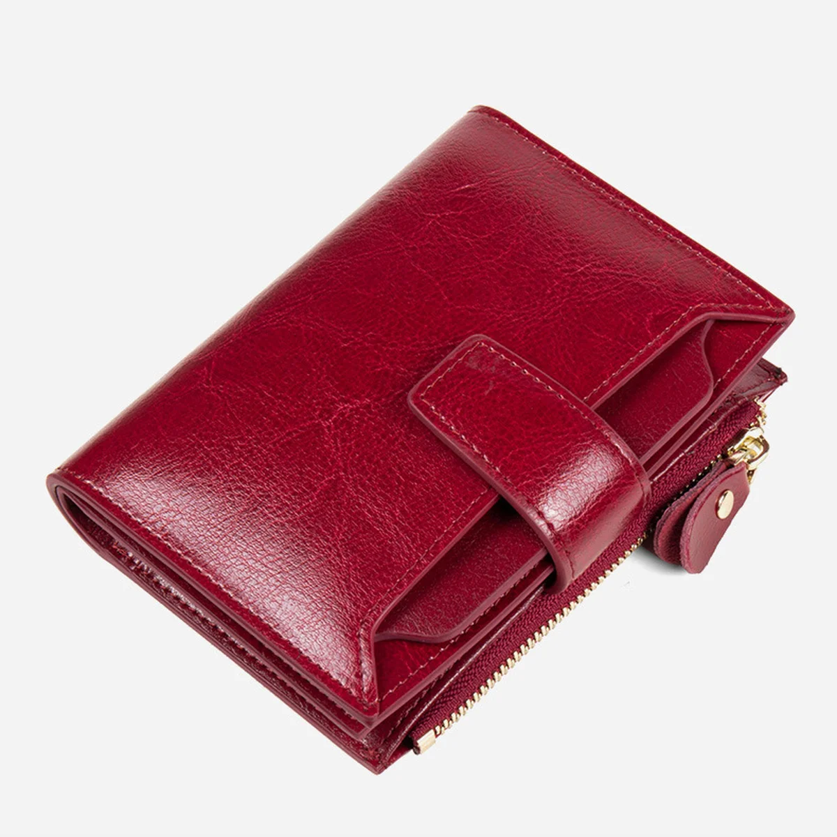 Women's Oil Wax Leather Wallet