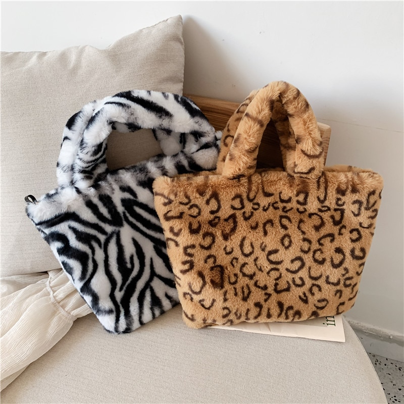 Women's Wild One Plush Tote Bag