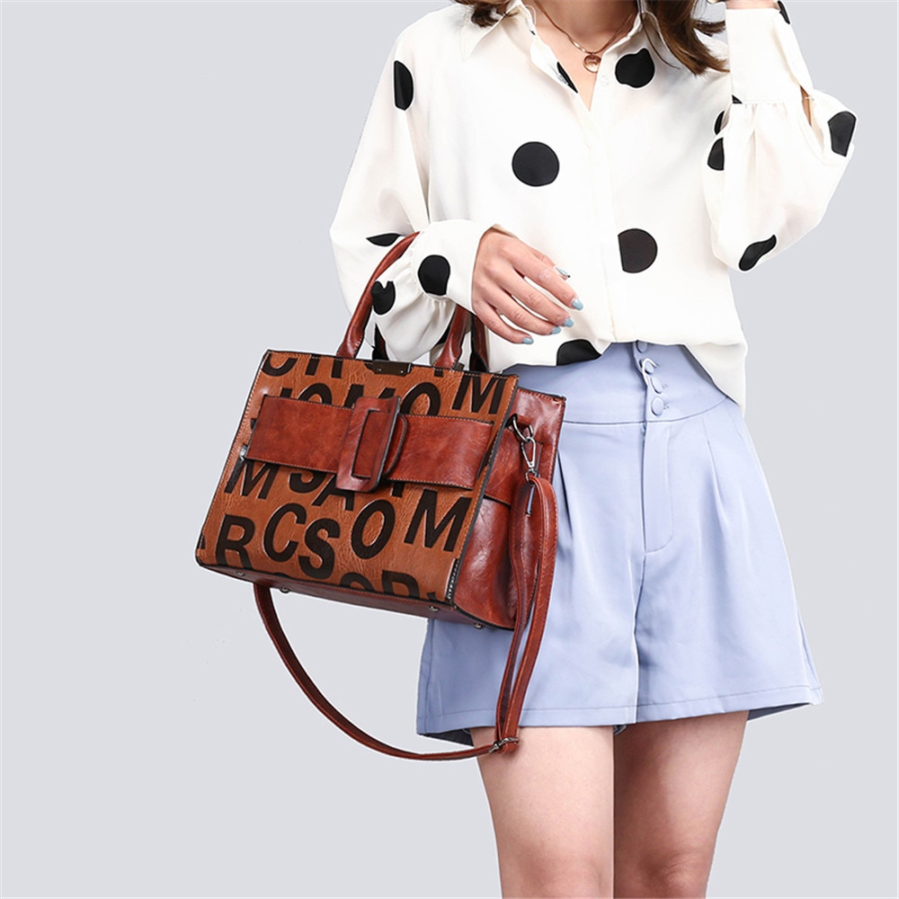 Women's Luxury Handbag with Belt