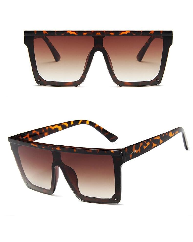 Women's Big Frame Square Shaped Sunglasses