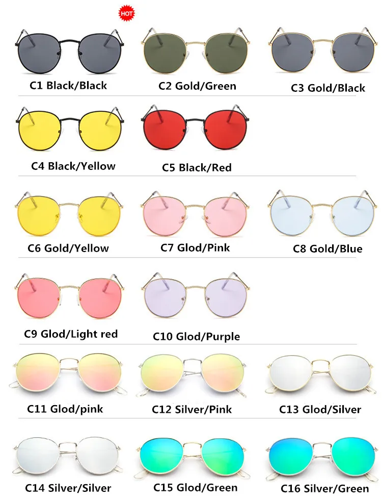 Women's Retro Style Sunglasses