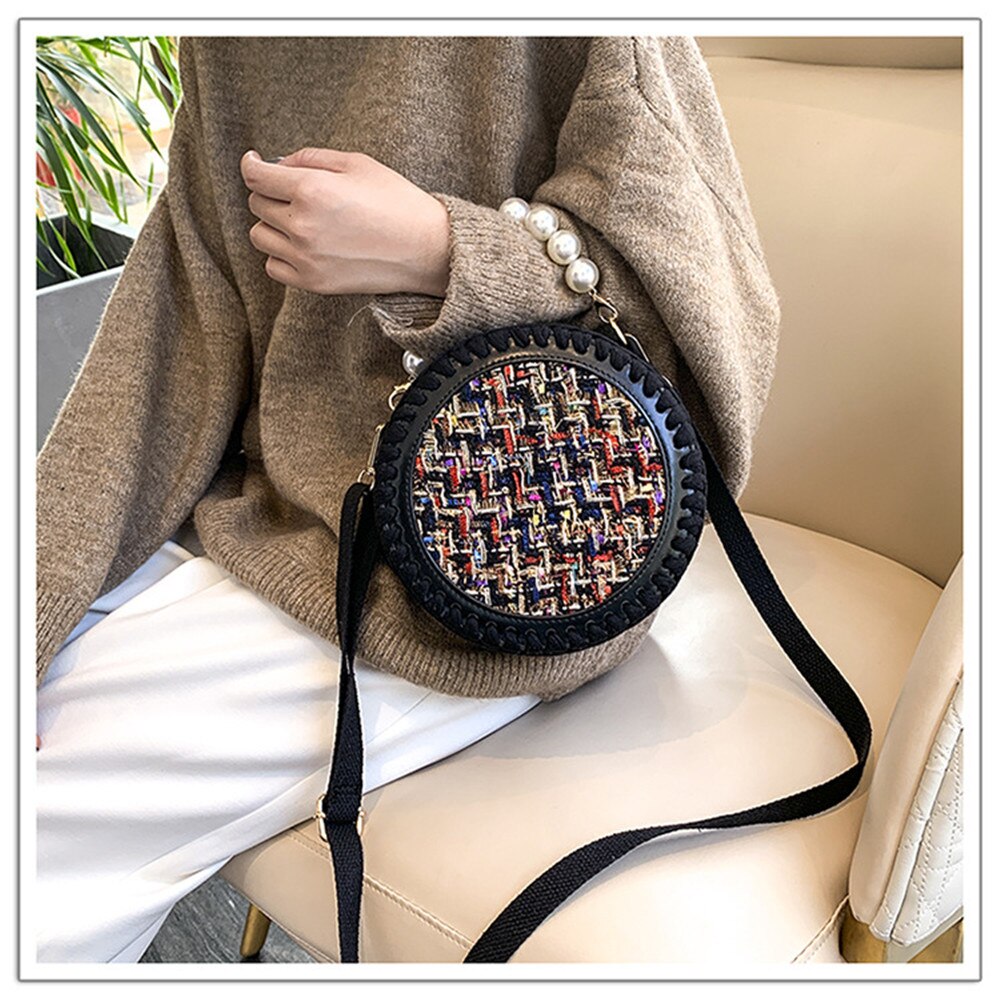 Women’s Elegant Woven Handbag