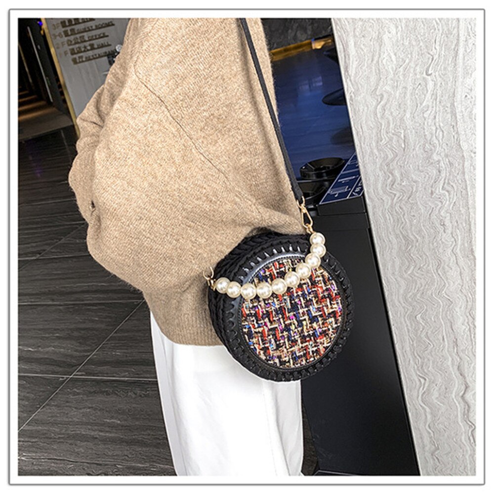 Women’s Elegant Woven Handbag