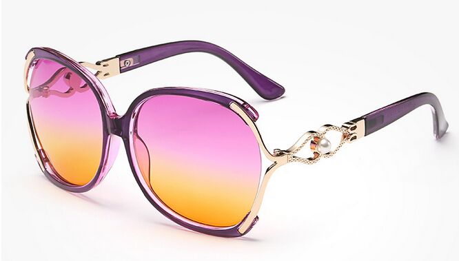 Pruple Fame and Color Gradient Lenses