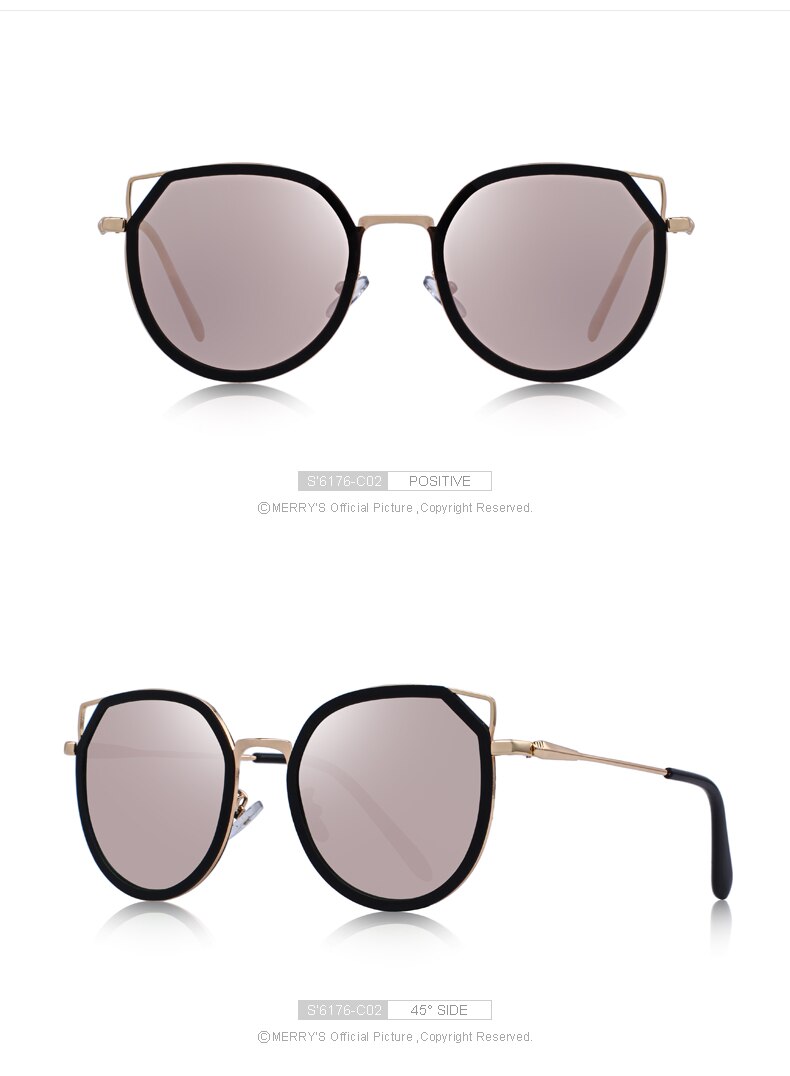 Women's Fashion Cat Eye Polarized Sunglasses