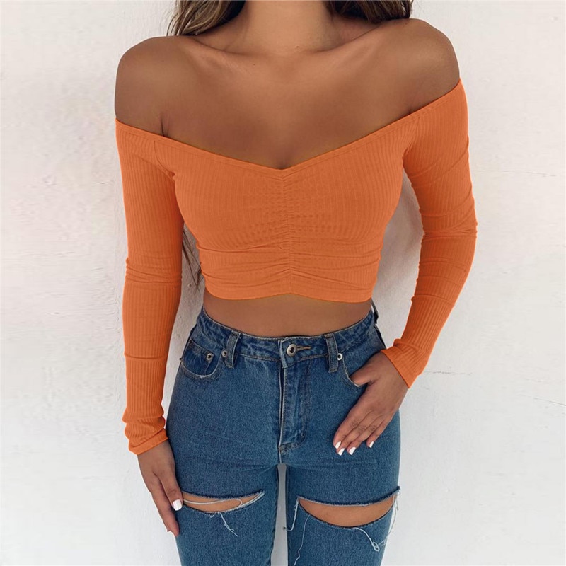 Off Shoulder T-Shirt for Girls