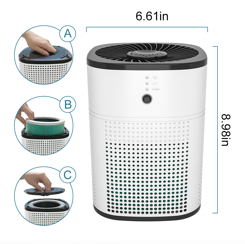 Home Portable Air Purifier and Aroma Diffuser