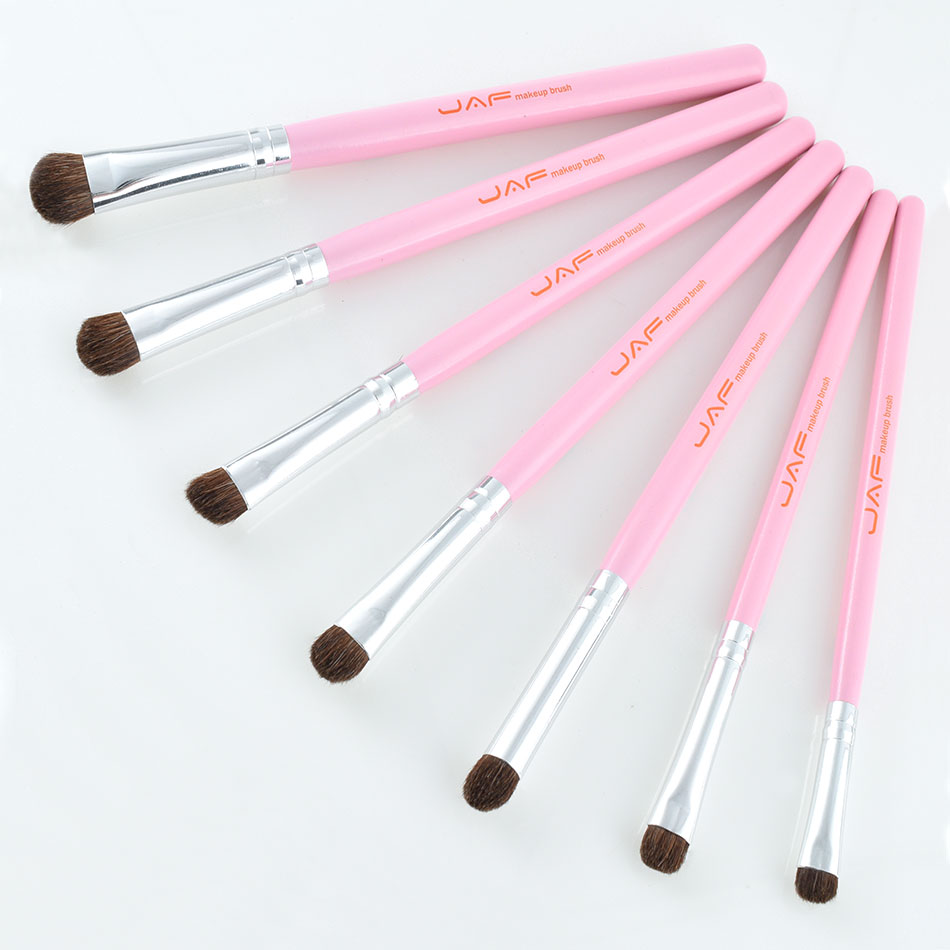 Natural Eyeshadow Brushes 7 Pcs Set