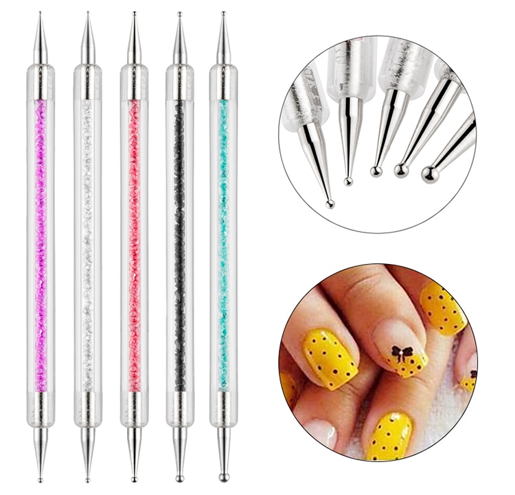 Colorful Nail Art Dotting Pens Set