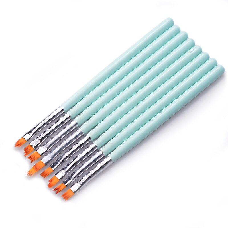 Nail Art Brushes Set, 8 Pcs