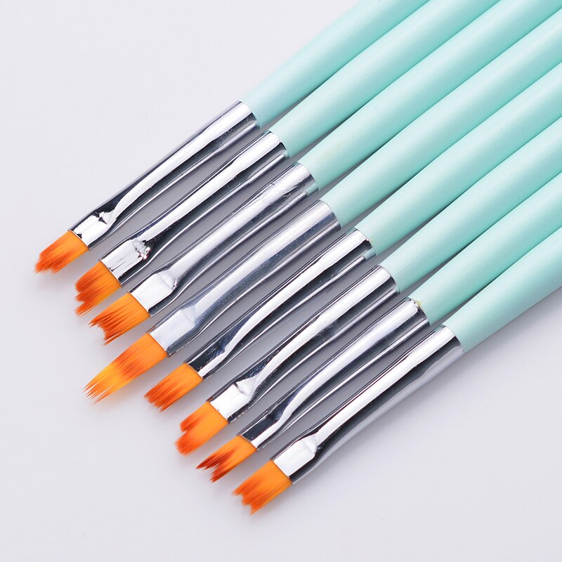 Nail Art Brushes Set, 8 Pcs