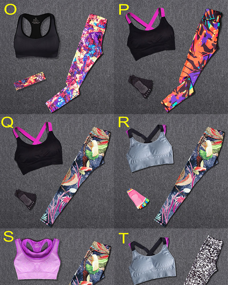 Women's Workout Bra and Leggings Set