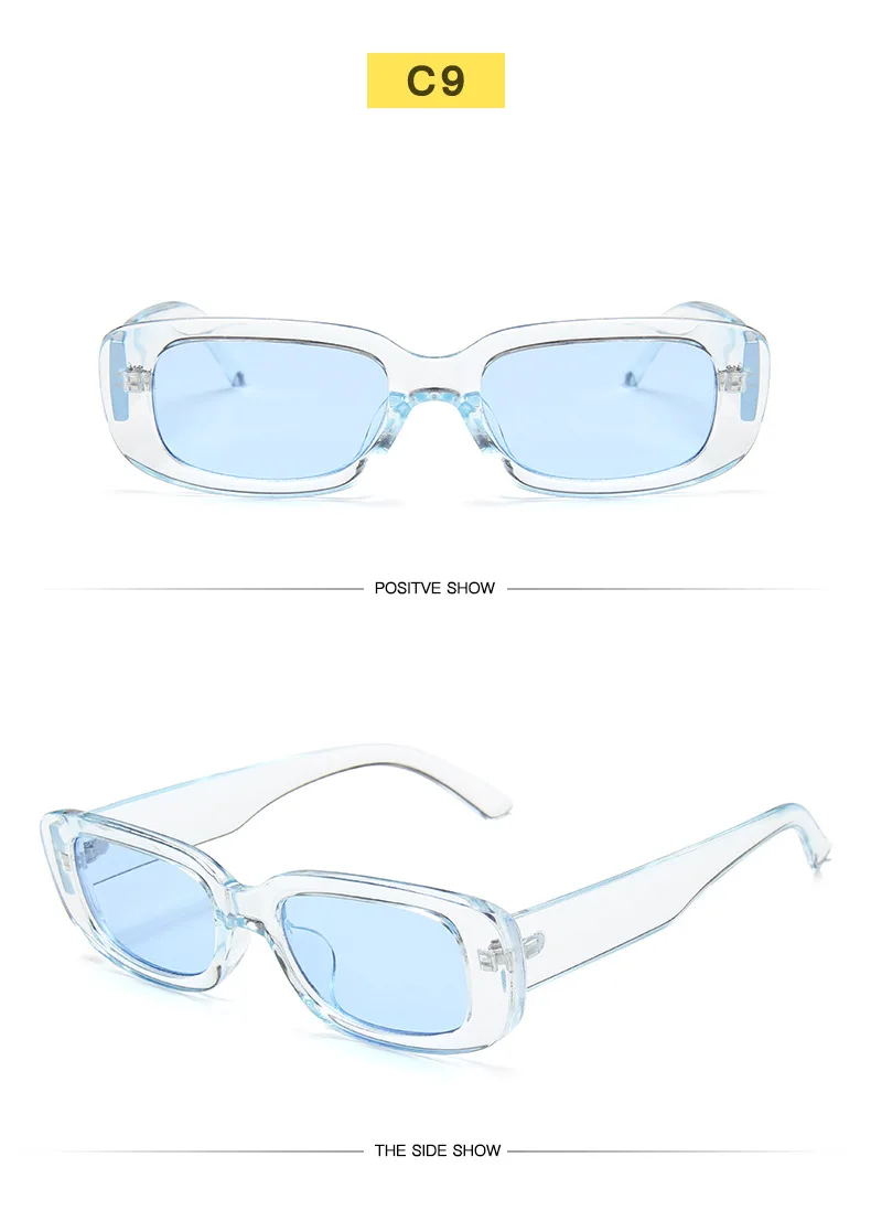 Women's UV 400 Rectangle Shaped Sunglasses